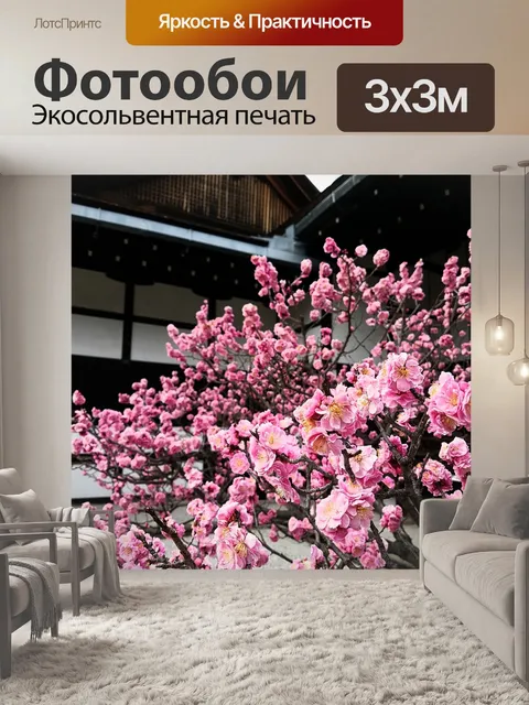 Фотообои Вишни в цвету