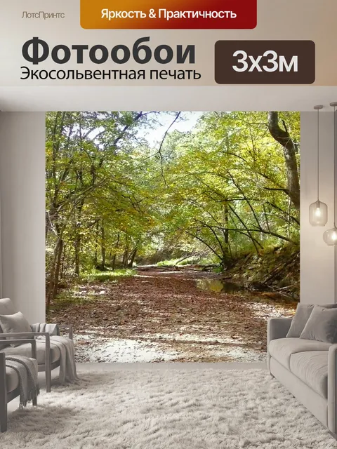 Фотообои Fall Creek Bed