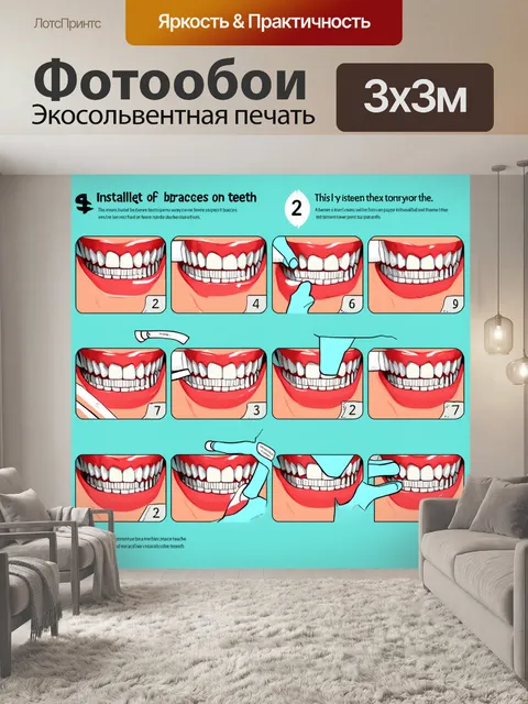 Фотообои графика в стиле стори-борда
