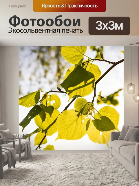 Фотообои Листья