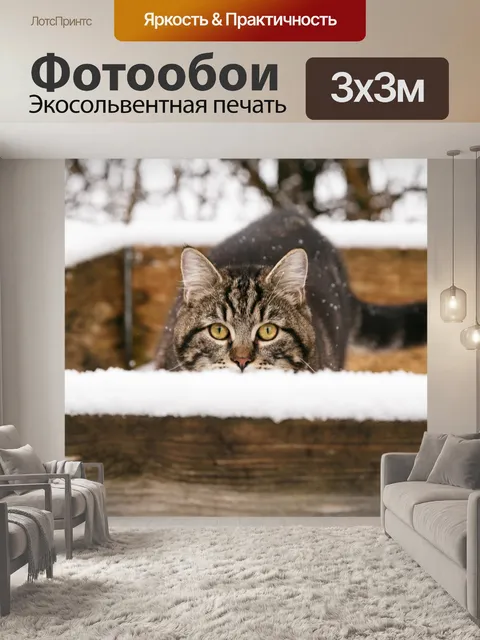 Фотообои Снег