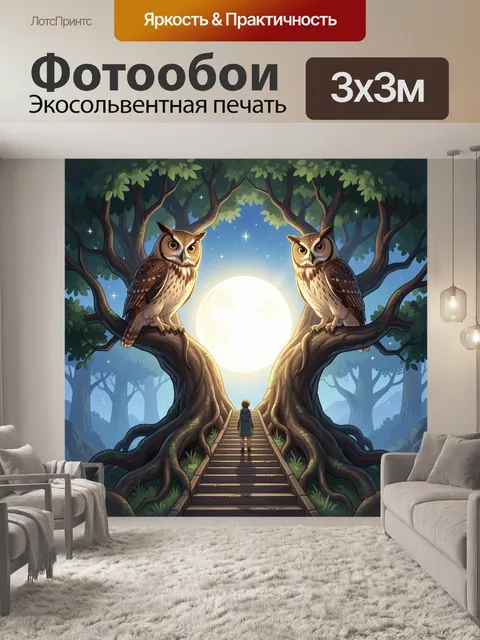 300 × 300 см · Экосольвентная печать
