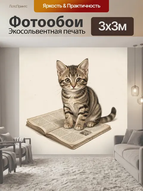 300 × 300 см · Экосольвентная печать