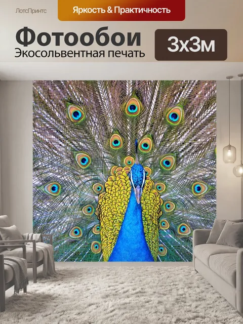 Фотообои Павлин