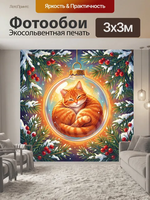 300 × 300 см · Экосольвентная печать