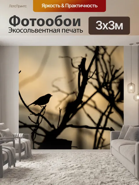 Фотообои птица