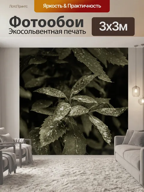 Фотообои Листья