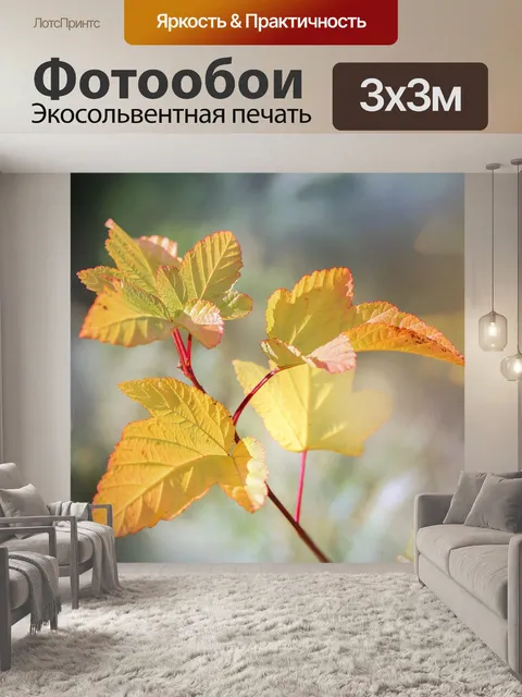 Фотообои Листья