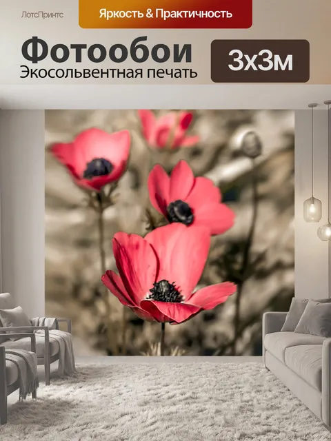 Фотообои Маки