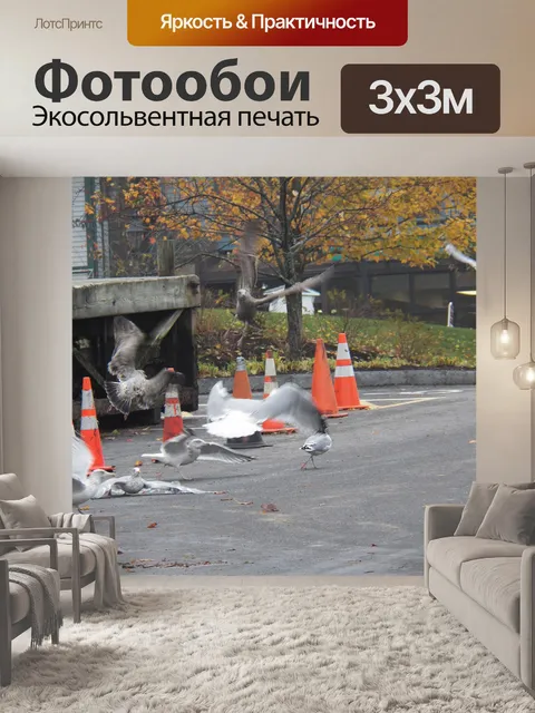 Фотообои Массовое замешательство