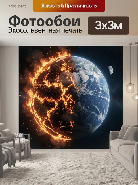 300 × 300 см · Экосольвентная печать