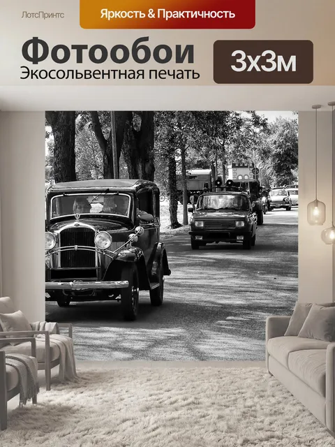 Фотообои Черно-белый