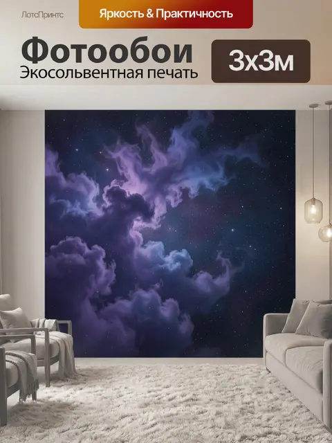 300 × 300 см · Экосольвентная печать