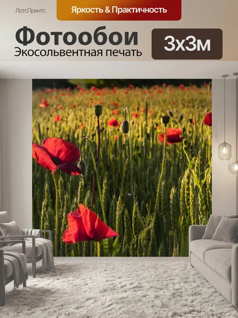Фотообои Маки