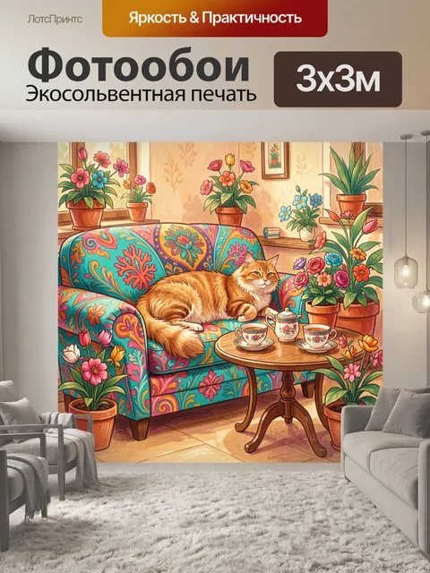 300 × 300 см · Экосольвентная печать