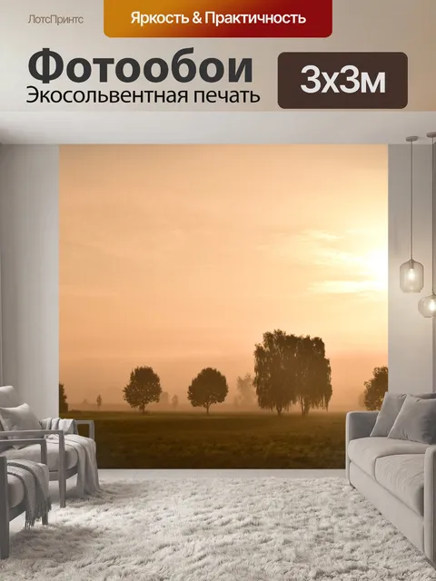 Фотообои Утренний туман