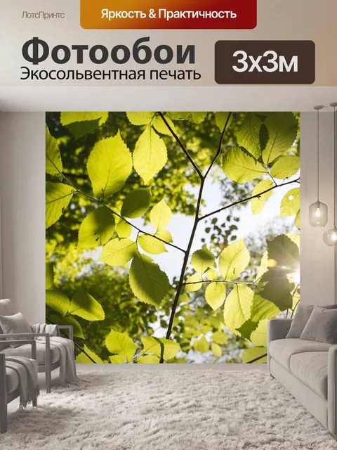 Фотообои Листья