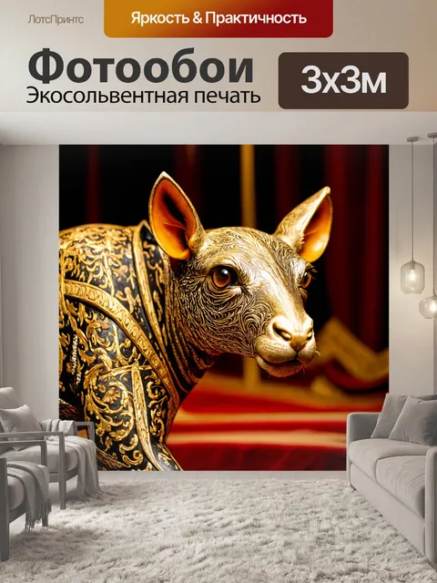 Фотообои животные в стиле барокко