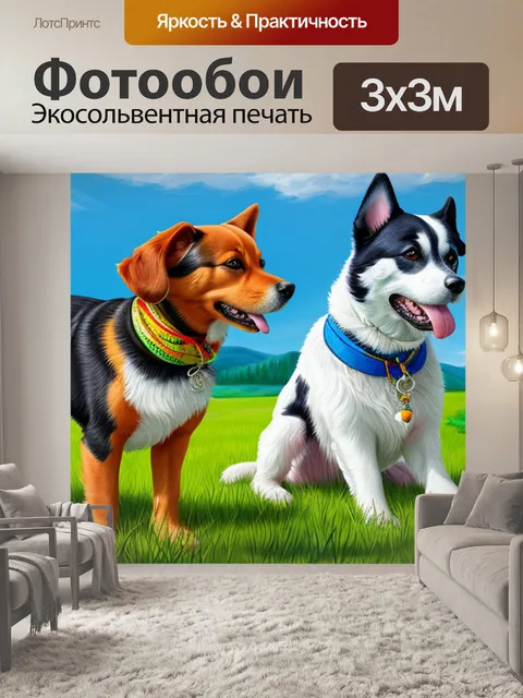 Фотообои с собаками