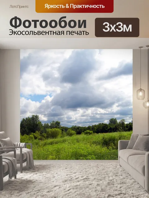 Фотообои Поля и деревья