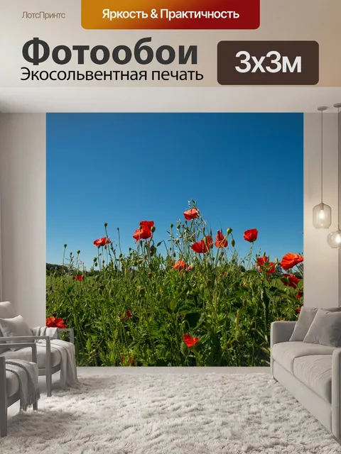 Фотообои Маки