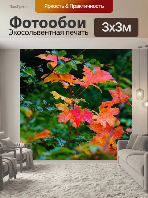 Фотообои Листья