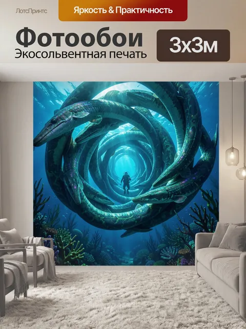 300 × 300 см · Экосольвентная печать