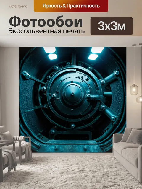 Фотообои изображение механизма подводной лодки