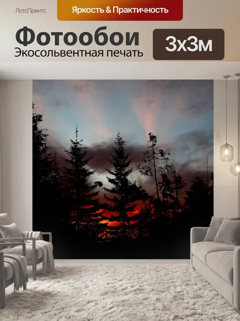 Фотообои Заход солнца