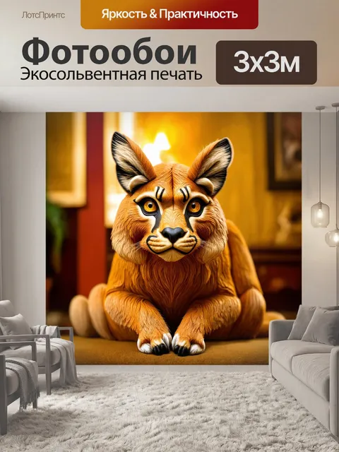 Фотообои животные в стиле барокко