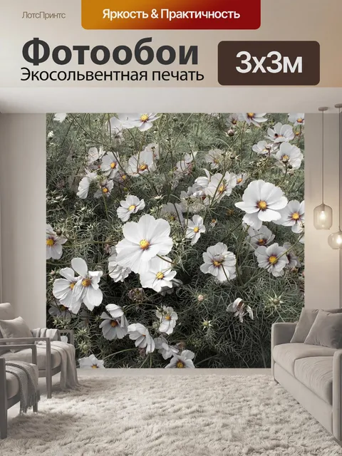 Фотообои Белый космос