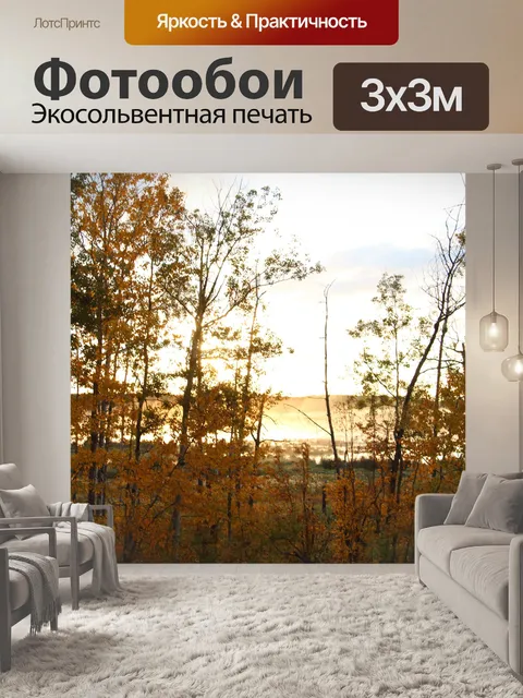 Фотообои Осенние листья