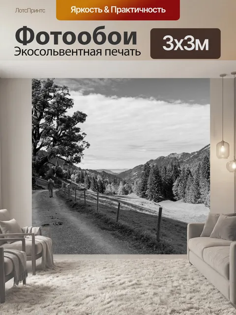 Фотообои Черно-белый