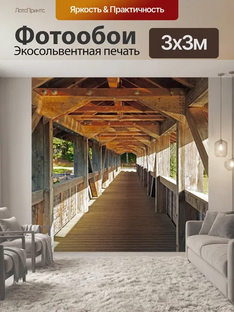 Фотообои Пешеходный мост