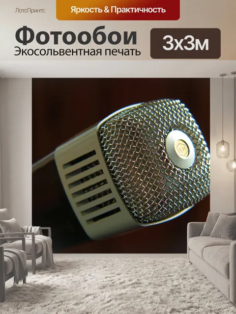 Фотообои Микрофон