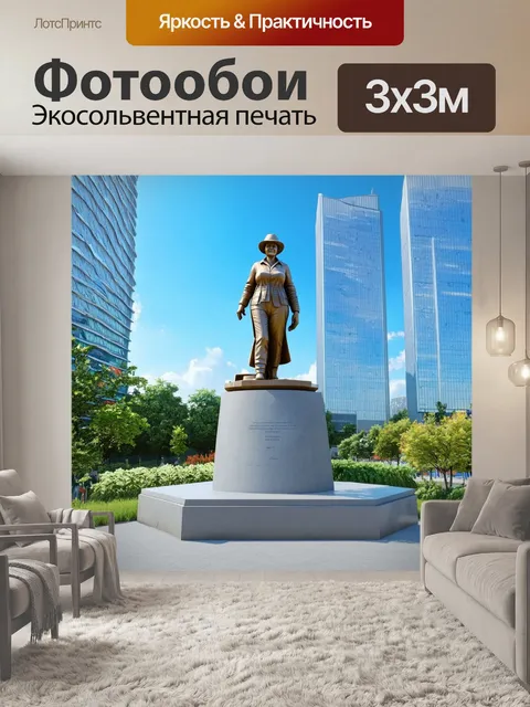 Фотообои памятник "рабочий и колхозница"