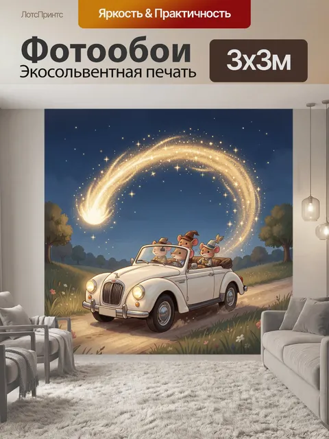 300 × 300 см · Экосольвентная печать