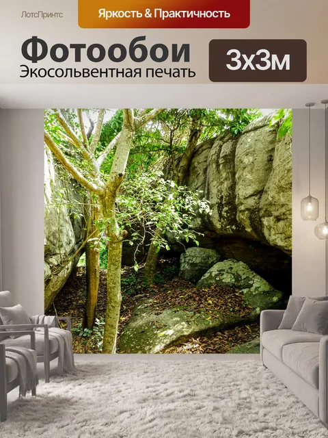 Фотообои Тропинка в садовых джунглях