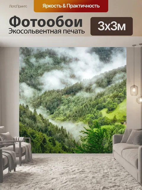 Фотообои Черный лес