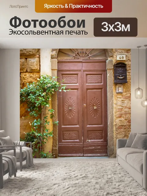 Фотообои Старая дверь