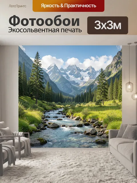 300 × 300 см · Экосольвентная печать