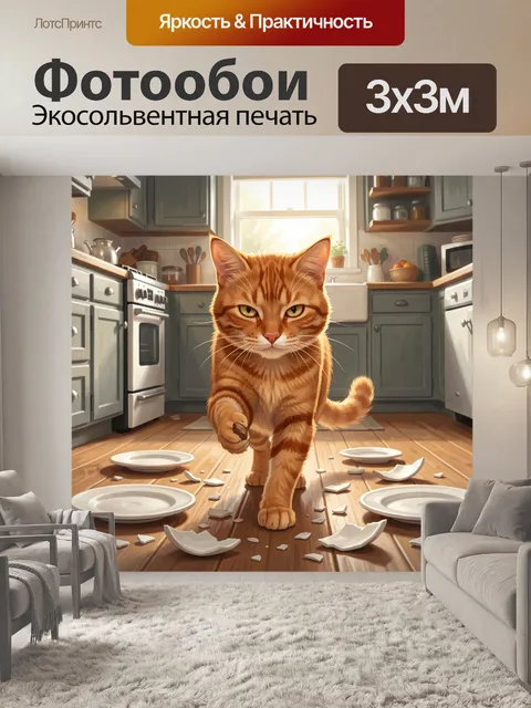 300 × 300 см · Экосольвентная печать