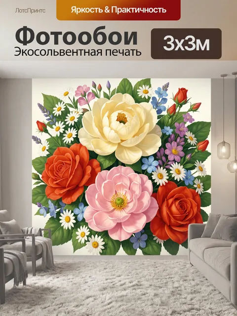 300 × 300 см · Экосольвентная печать