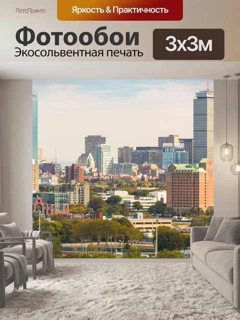 Фотообои городской пейзаж бостона