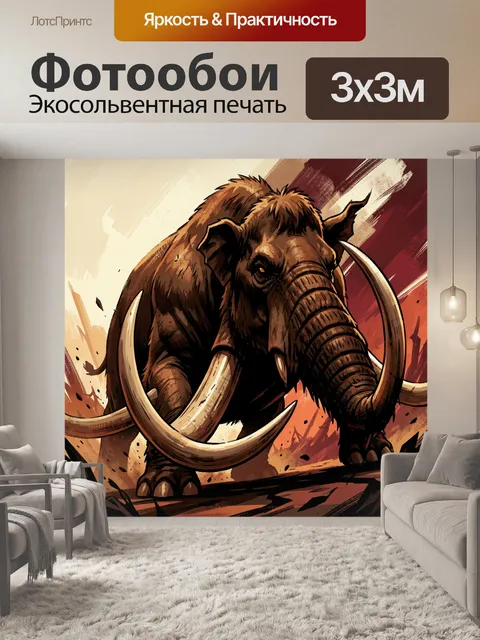 300 × 300 см · Экосольвентная печать