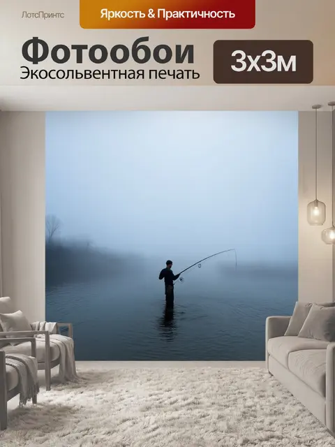 Фотообои мистические туманы над рекой