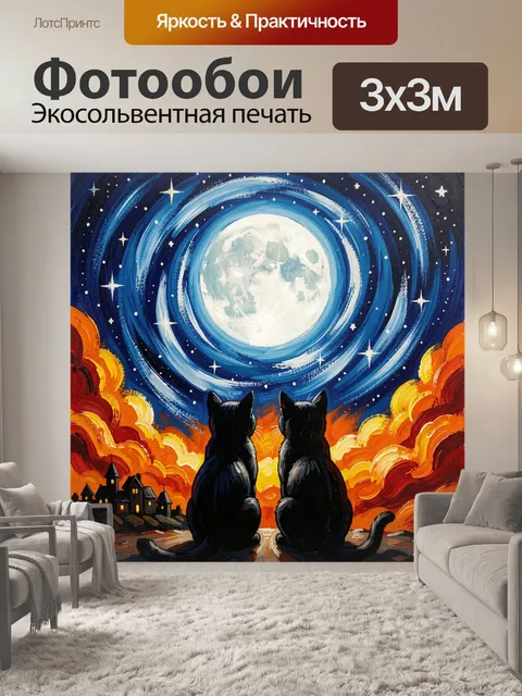 300 × 300 см · Экосольвентная печать