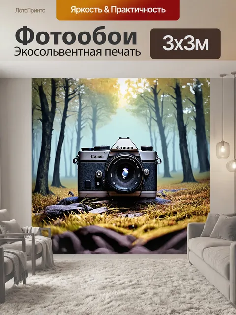 Фотообои художественное изображение фотоаппарата canon ae-1