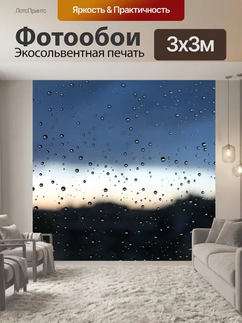 Фотообои Дождь
