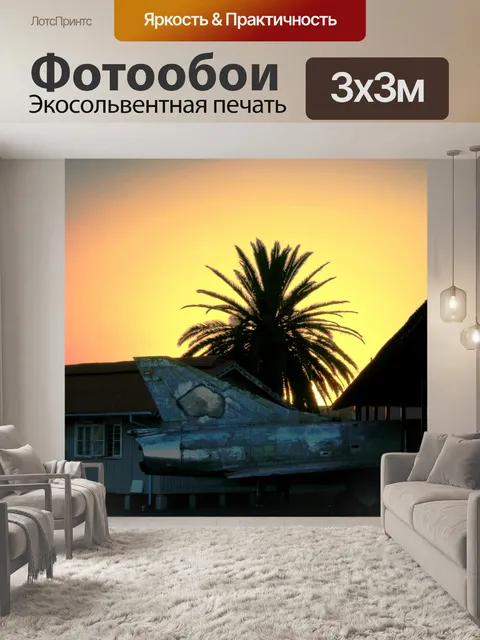 Фотообои пальмы закат